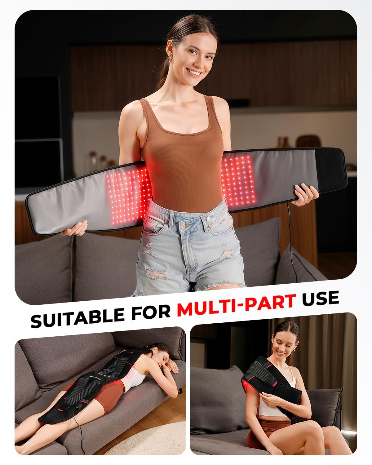 LTW belt with vibration mode for a gentle massage experience