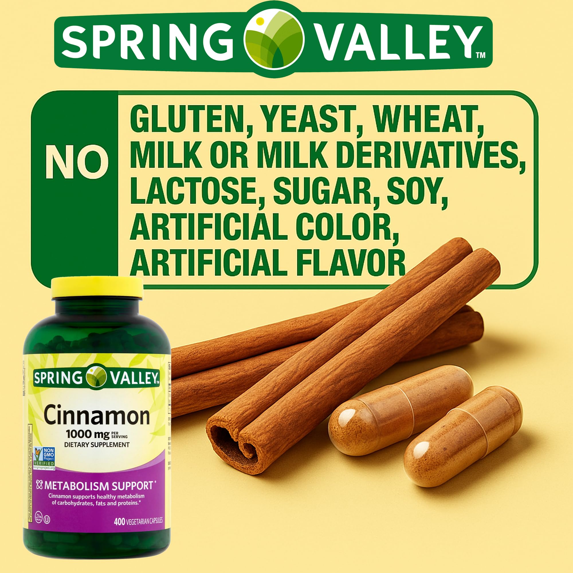 LUAL cinnamon bottle seal reminding safety and quality
