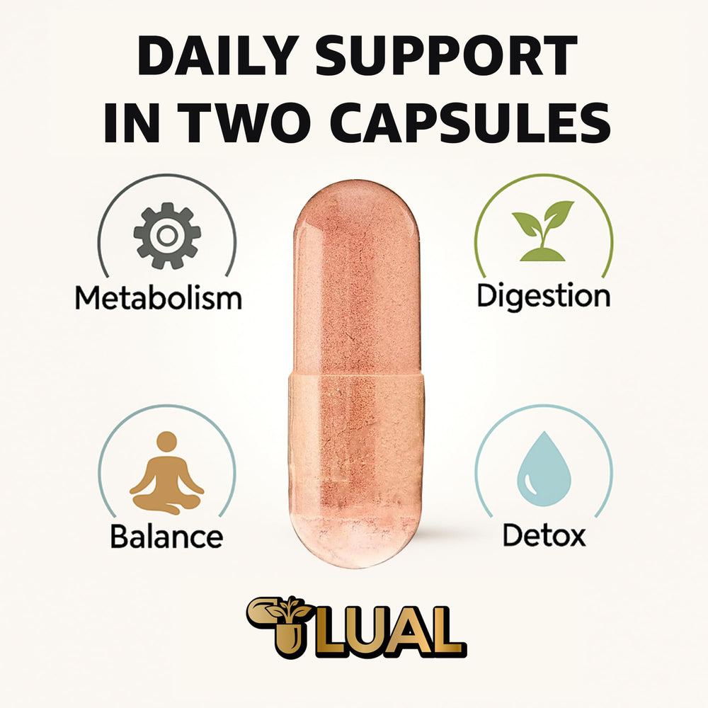 LUAL cinnamon supplement ready for daily use on kitchen counter