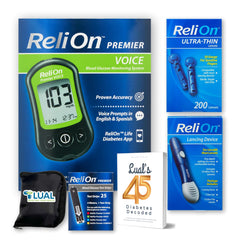 LUAL Premier VOICE monitor kit front view for easy home testing