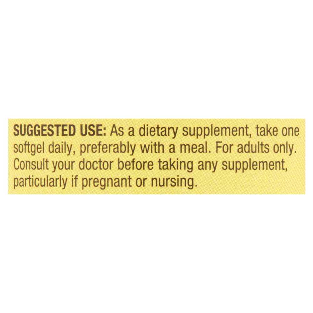 LUAL Spring Valley Omega-3 label shows ingredients and directions