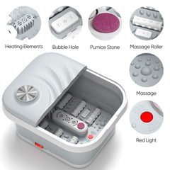 LUBBYGIM foot spa with pumice stone for pedicure care and smoothing