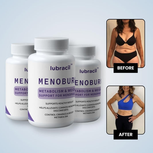 Lubracil Menoburn capsules close-up for convenient daily use