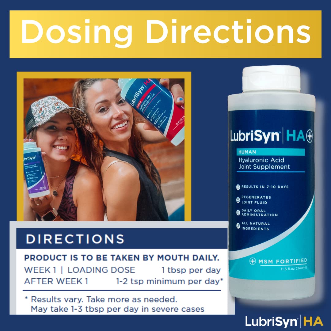 Close-up of Lubrisyn label with ingredients for transparency.