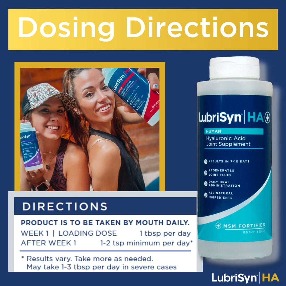 Close-up of Lubrisyn label with ingredients for transparency.