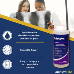 LubriSynHA grape liquid dispense for simple daily dosing