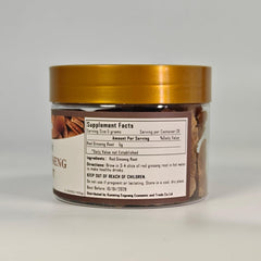 LUCENTIS red ginseng slices soaking in wine for a subtle infusion.