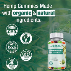 Luckchan gummies flavor sample showcases all-natural flavors