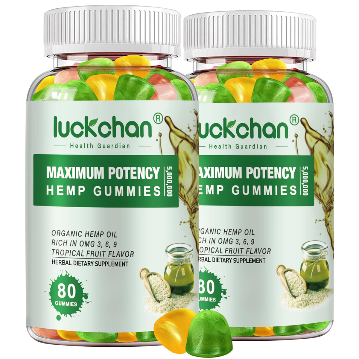 LUCKCHAN hemp gummies sleep support for restful nights