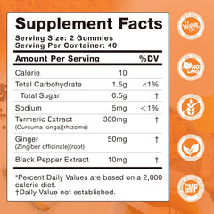 LUCKCHAN Turmeric gummy coating close-up highlighting premium texture.