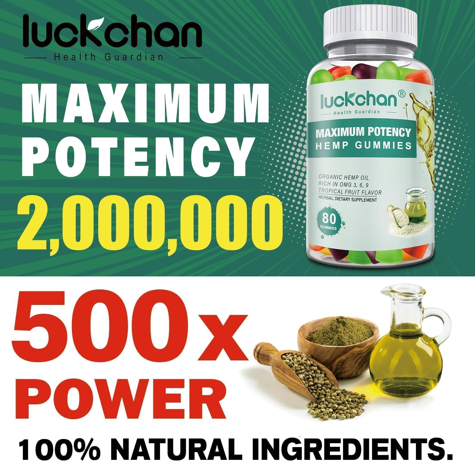 LUCKCHAN two-bottle pack emphasizes value and extended use