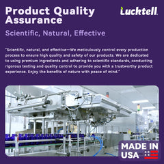 LuckTell USA-made seal and triple-zero promise badge visible.