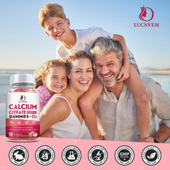 LUCNVEM daily routine reminder image suggests integrating gummies into wellness plan.