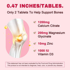 LUCNVEM calcium citrate 600mg bottle packshot highlighting flexible daily use.