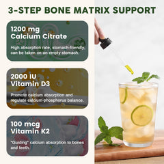 LUCNVEM pineapple-flavored calcium citrate liquid drops ready for consumption