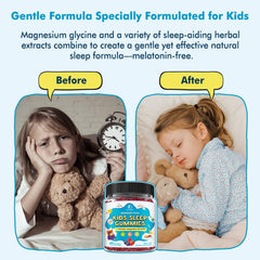 Gummies close-up from LUCNVEM emphasizes mixed berry flavor and calm evenings.