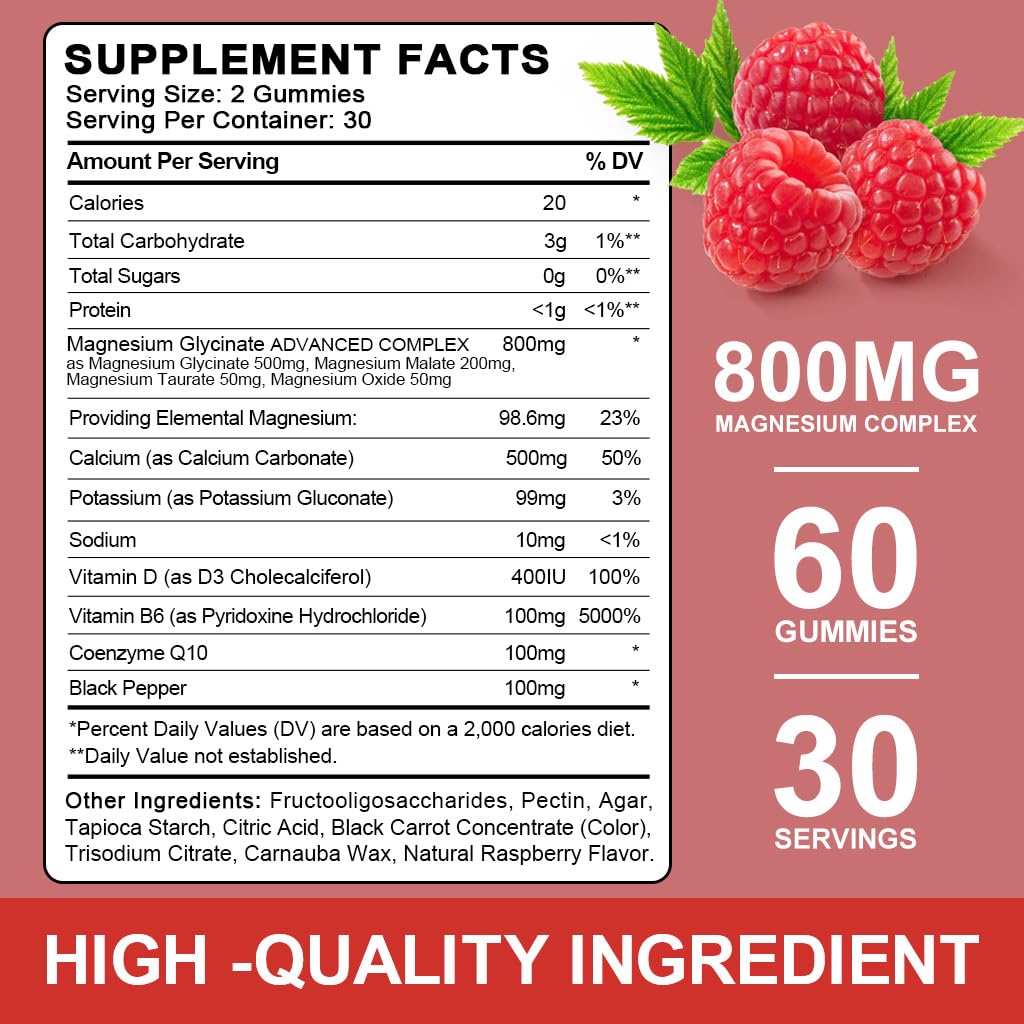 LUCNVEM magnesium glycinate gummies texture shows smooth, easy-to-chew experience.