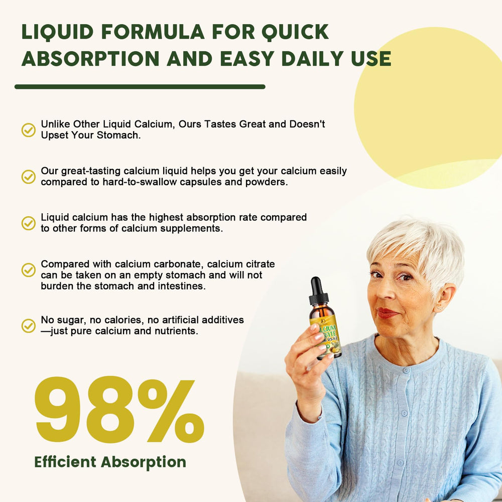 LUCNVEM drops contain D3 and K2 to guide calcium to bones