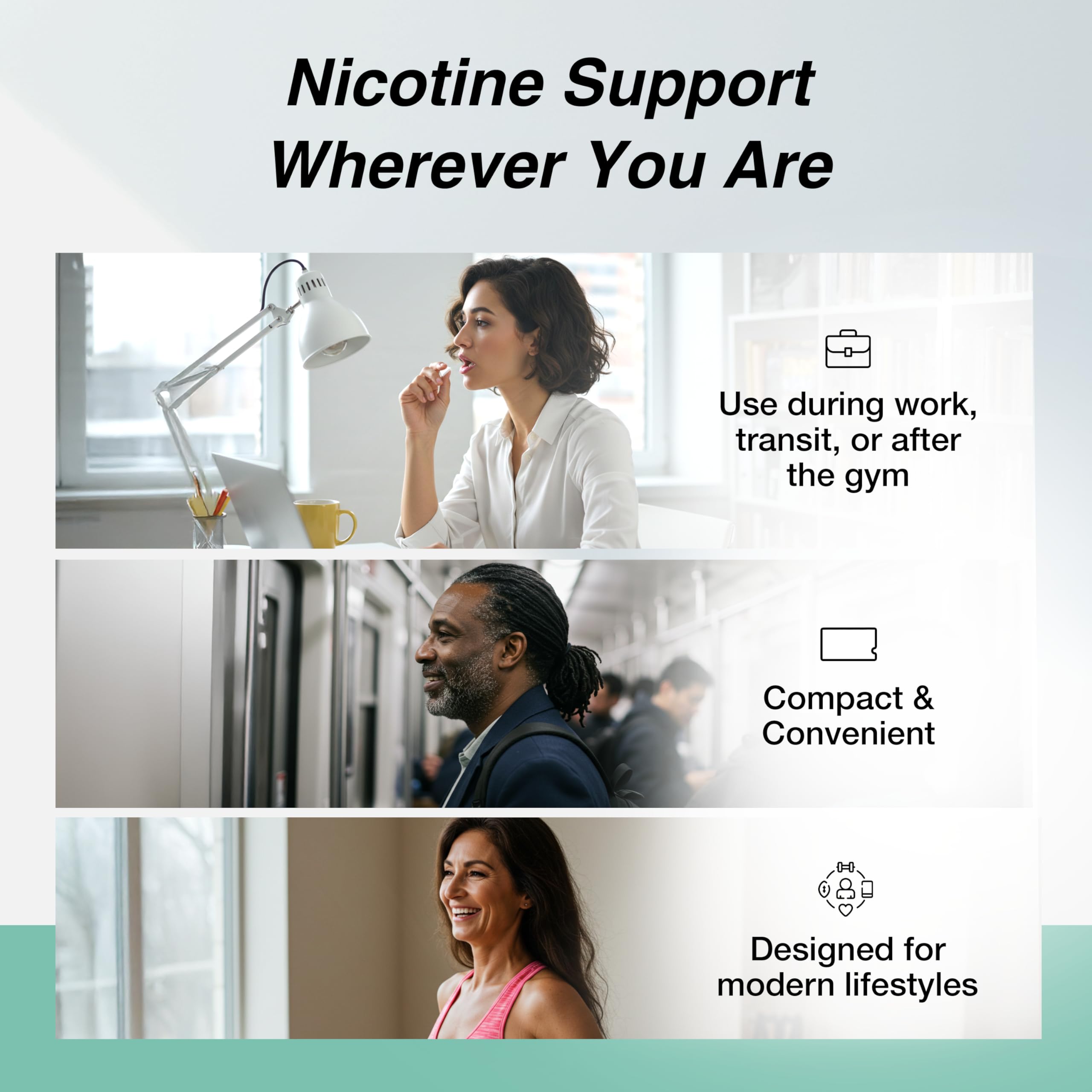 LUCY nicotine gum 2mg mint count 100 pack for long-lasting use.