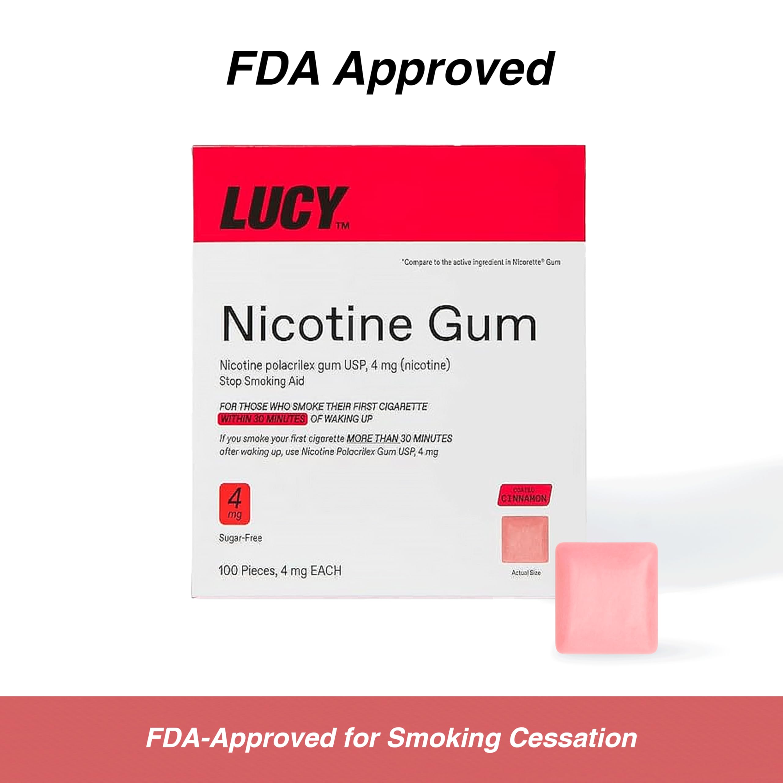 LUCY 4mg gum in wallet or bag for easy access.