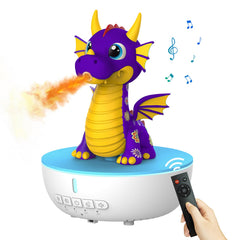 LUCYLANKER Aromatherapy Dragon Humidifier front view showing kid-friendly design for bedrooms