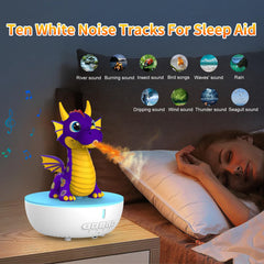 LUCYLANKER Aromatherapy Dragon Humidifier 10 sounds panel boosts relaxation and sleep