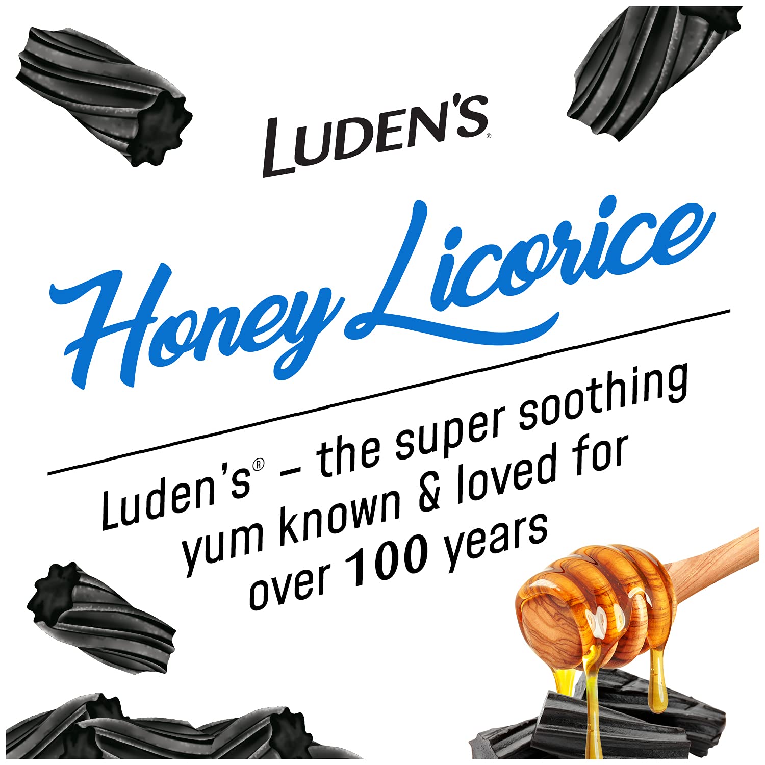 Luden's Throat Drops coat and soothe dry throats with a quick-dissolving drop.