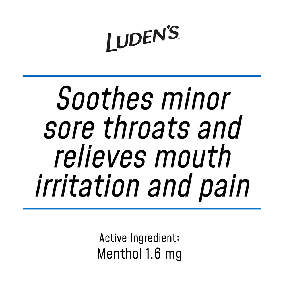 Luden's Throat Drops pocket-sized packaging fits in pockets and purses.