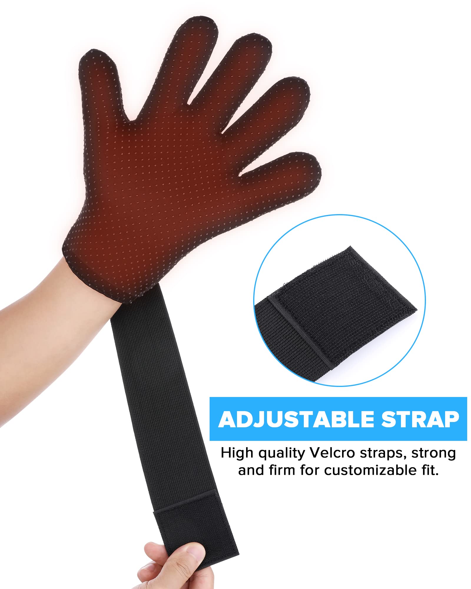 Luguiic touch-screen friendly ice glove worn on hand enables device use