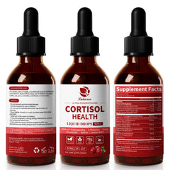 Lukaree Cortisol Supplements blueberry drops ready for daily use