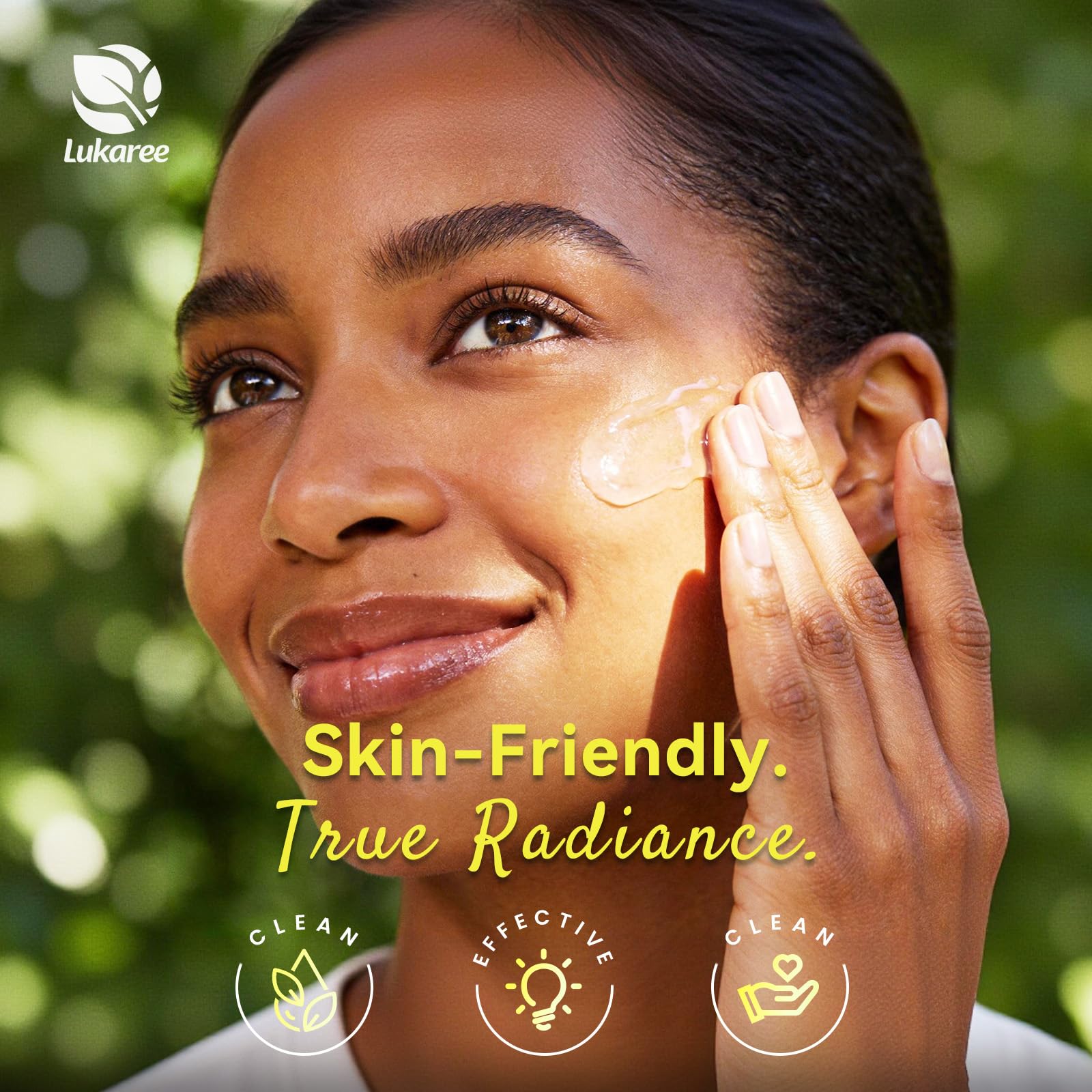 Lukaree Dual-Force system packaging highlighting day serum and capsules