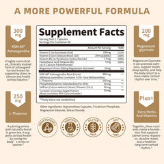 Lukaree KSM-66 Ashwagandha capsule close-up with premium adaptogen.