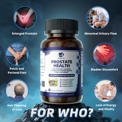 Lukaree Prostate 18-in-1 two-capsule daily serving shown.