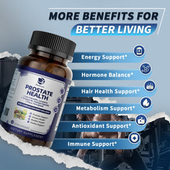 Lukaree Prostate 18-in-1 bottle front view signals DHT balance.