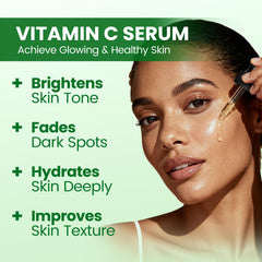 Lukaree Vitamin C Serum pump dispenser enabling easy daily application