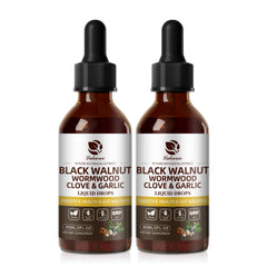 Lukaree wormwood black walnut clove cleanse bottle for easy daily use