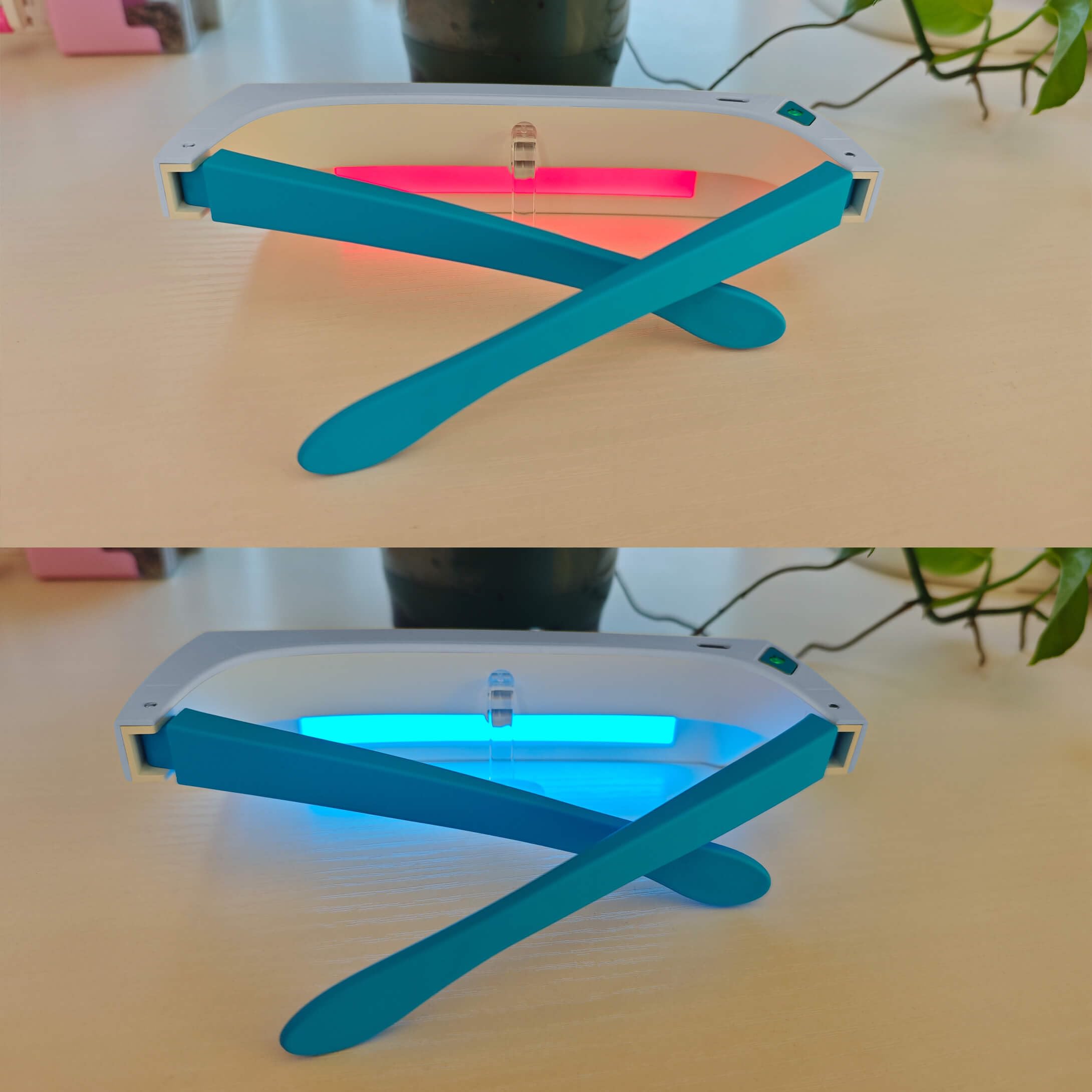 Lukirch 480nm blue light supports morning energy and mood routines.