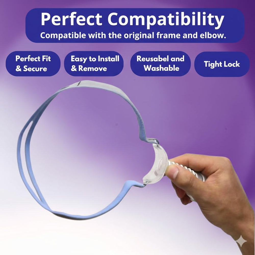 Lullapad pillow forming leak-free seal for nightly sleep.