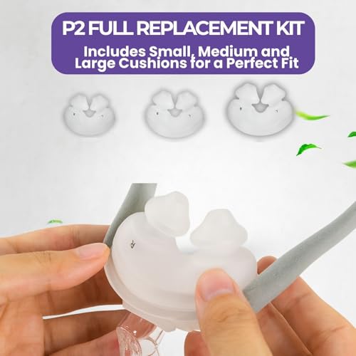 Lullapad cushion small provides comfortable seal for sensitive noses.