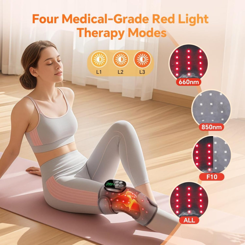 Lullapad red light therapy emission for joint warmth