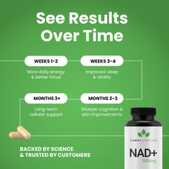 Luma Nutrition GMP-certified facility stamp reassures purity and potency in every batch.