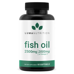 Luma Nutrition Omega-3 softgel bottle ready for daily heart and brain support.