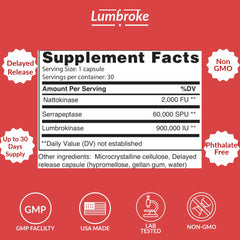 Lumbroke Advanced vegan non-GMO formula suitable for varied diets