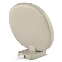 Lumie Dash on desk setup shows compact design for space-saving use