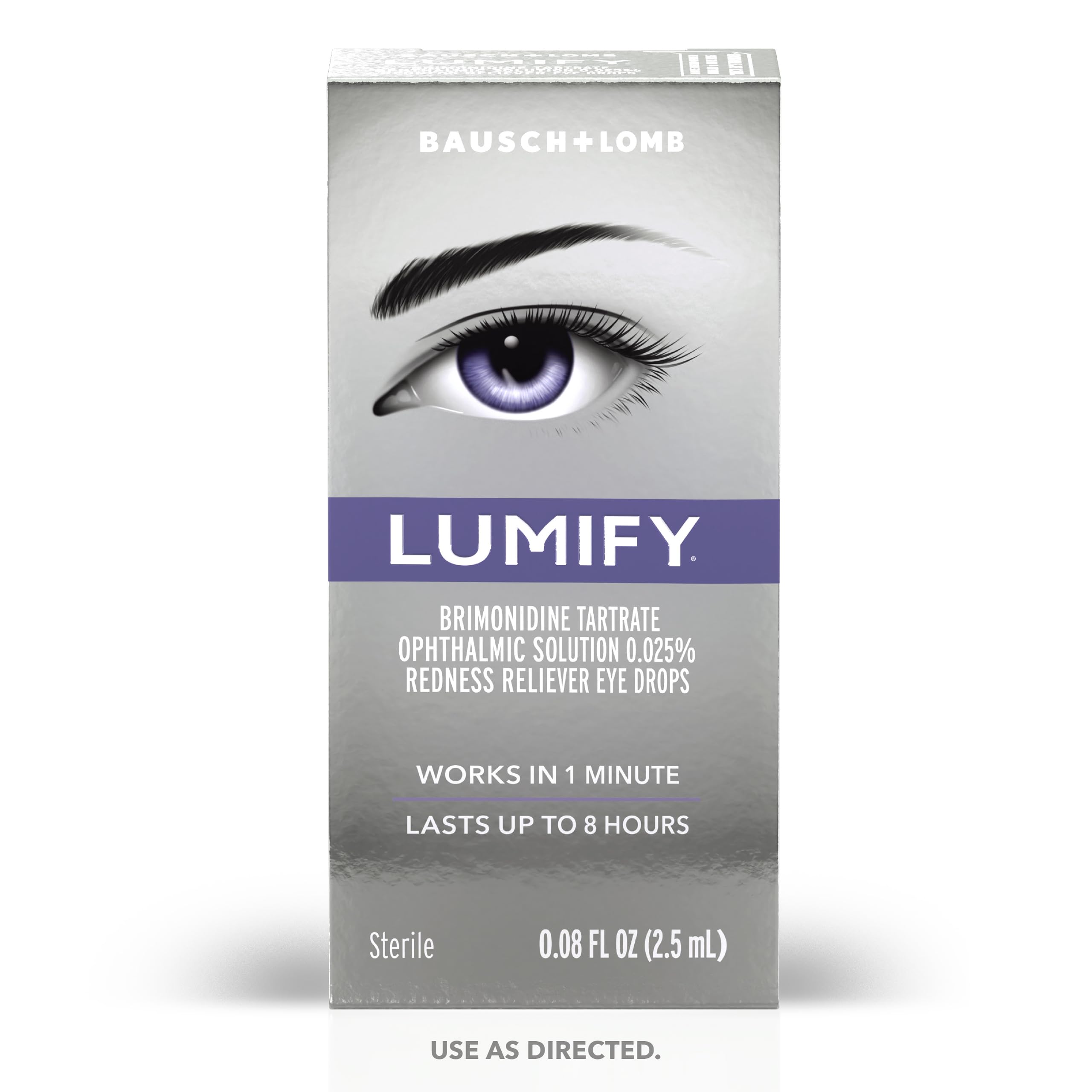 Pack of five LUMIFY bottles on a clean bathroom counter