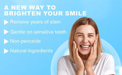 Lumineax enamel-safe label promoting safe whitening for enamel