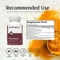 LUMINSPIRED HEALTH bottle in a daily wellness routine setting.