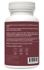 LUMINSPIRED HEALTH ingredients label shows vegan, non-GMO formulation.