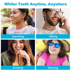Lumist enamel-safe formula close-up indicating gentle whitening for sensitive teeth