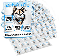 LUNA ICE dry ice packs provide up to 72 hours of cold for shipping frozen foods.